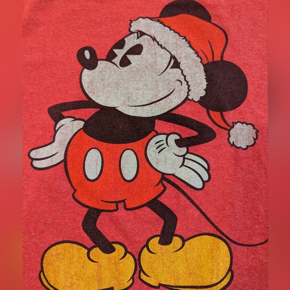 Disney Mickey Mouse Christmas Woman's Shirt Size S - Picture 8 of 10